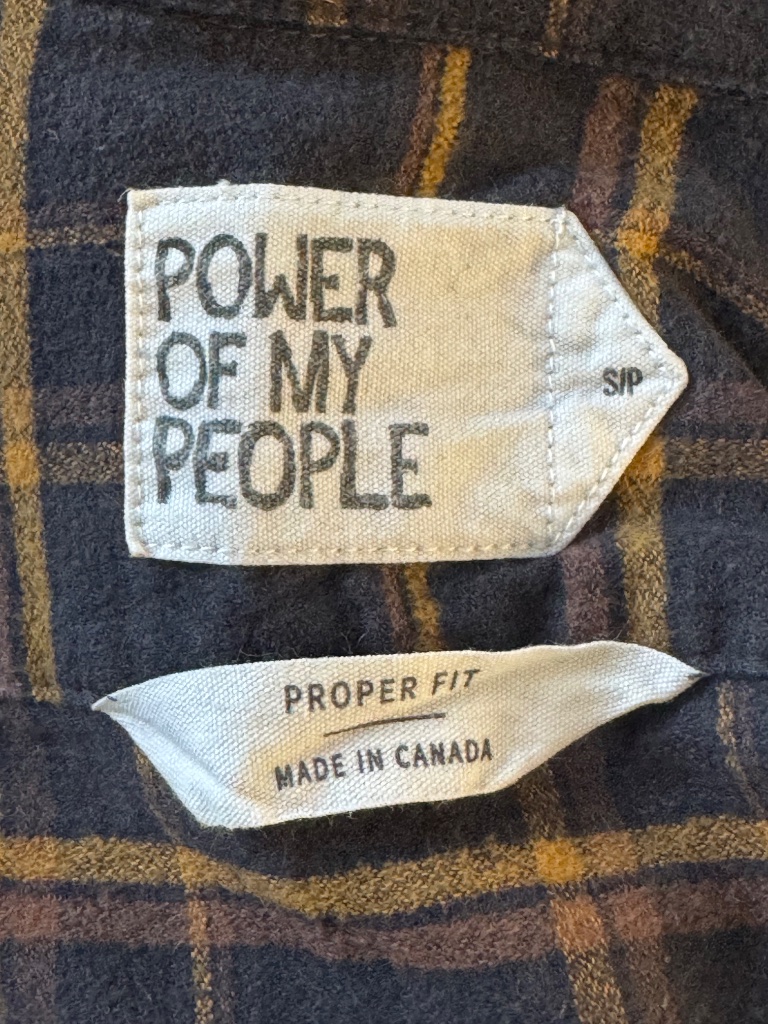 Power Of My People Pomp - Plaid Flannel Size S/P - The Gentlewoman Proper Fit — image 6 of 8